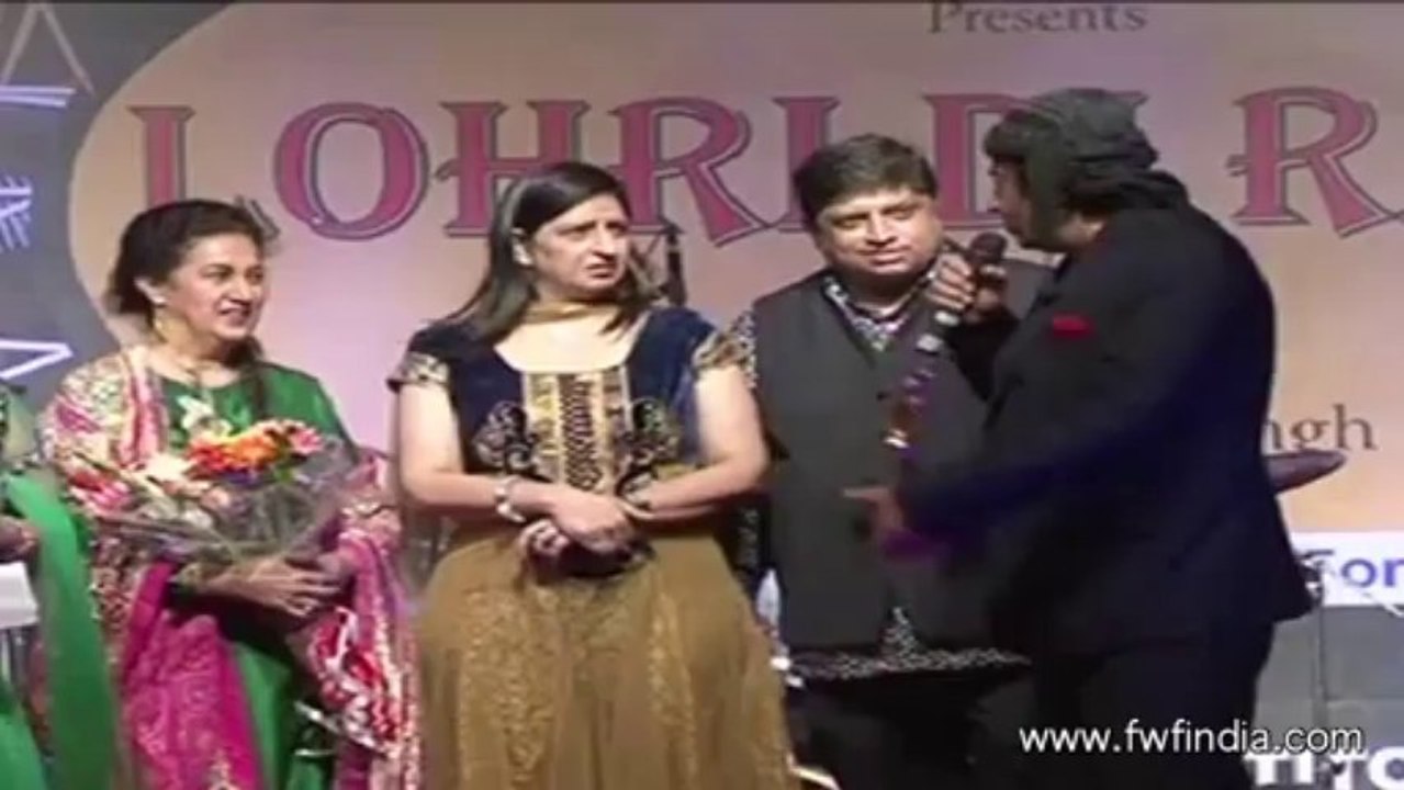 RAKESH ROSHAN JITENDRA RANJIT AT LOHRI DI RAAT CELEBERATION 1