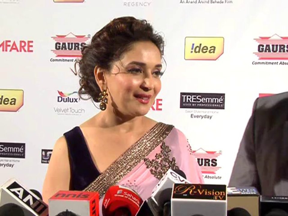 Red Carpet of 59th Idea Filmfare Awards 2014(madhuri dixit,farhan akhtar,huma qureshi)