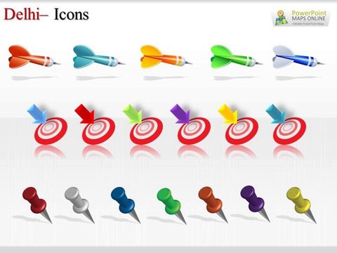 Interactive Delhi Map PPT Slides