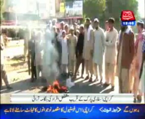 Karachi: Protest over killings of religious leader