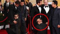 Bradley Cooper Awkward Crotch Hug At SAG Awards 2014