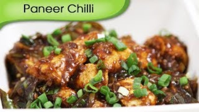 Paneer Chilli Dry - Chinese Main Course Cottage Cheese Recipe By Ruchi Bharani [HD]