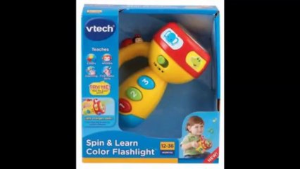 Cheap New Born, Bebe, Baby, Child VTech Spin and Learn Color Flashlight