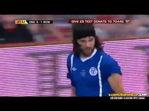 Kasabian Gitaristi Sergio Pizzorno'nun Attığı Güzel Gol - Unicef Yardım Maçı