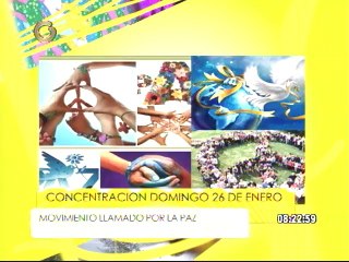 Realizarán concentración para enviar mensaje de paz