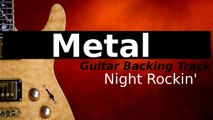 Rock Backing Track for Guitar in C Sharp Minor - Night Rockin'