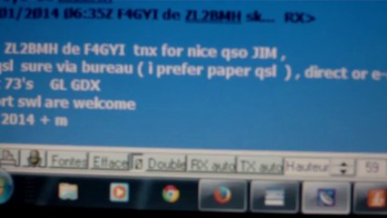 qso avec Jim  ZL2BMH   NEW-ZEALAND