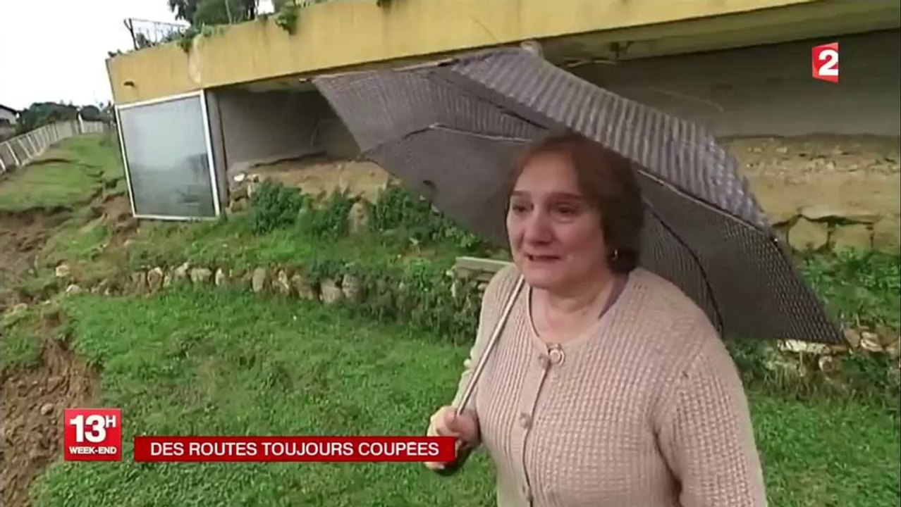 Eboulements et glissements de terrains bloquent les routes des Alpes-Maritimes