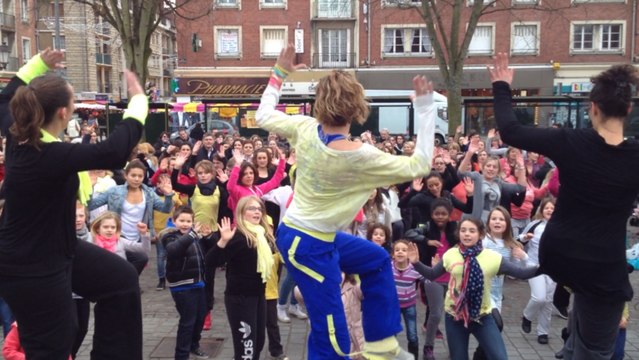 Pièces jaunes : Zumba géante à Lisieux