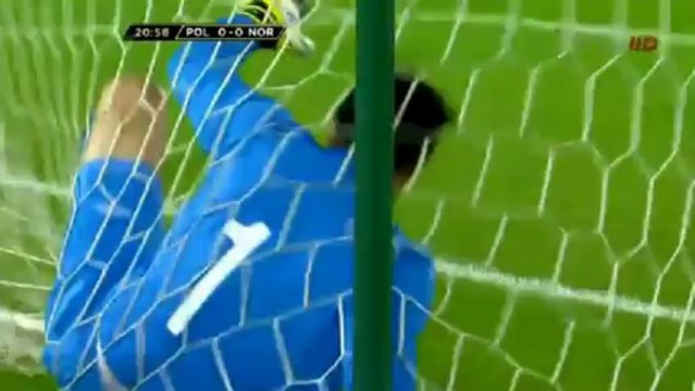 Polska - Norwegia (1-0) Goal Brzyski (18.01.2013)