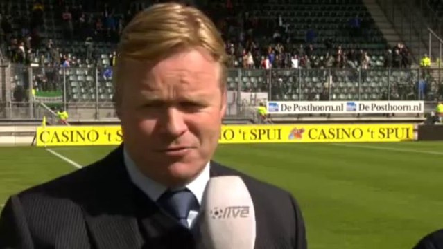 22-04-2012 Koeman vooraf aan ADO Den Haag - Feyenoord
