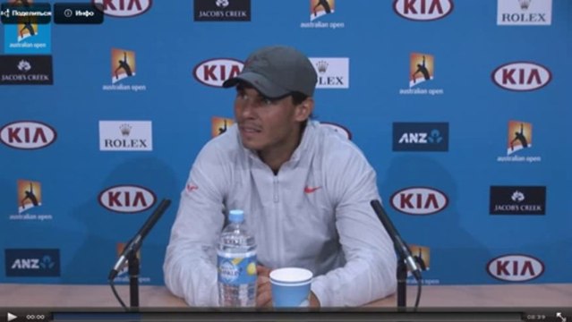 Rafael Nadal Press conference - R3 Australian Open 2014