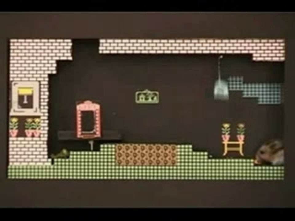 Un hamster bloqué dans un jeux video