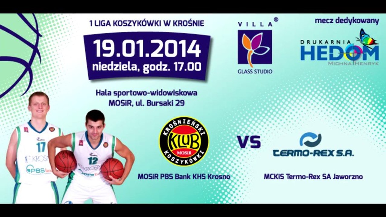 MOSiR PBS Bank KHS Krosno - MCKiS Termo-Rex SA Jaworzno (zapowiedź)