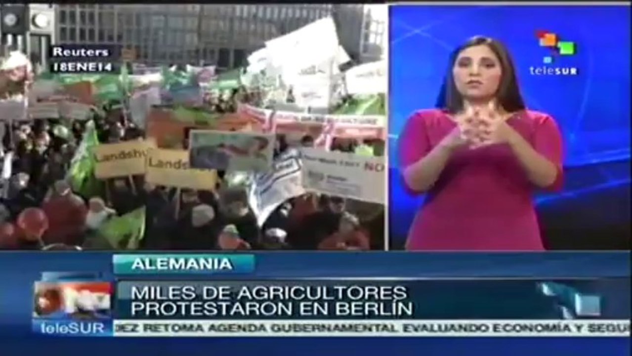 Tratado de comercio con EEUU daña a los productores agrícolas alemanes