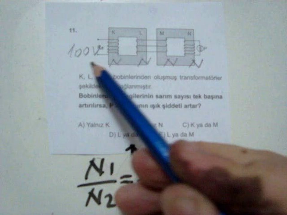 YGS-7 FİZİK SORU 11 VİDEO ÇÖZÜMÜ