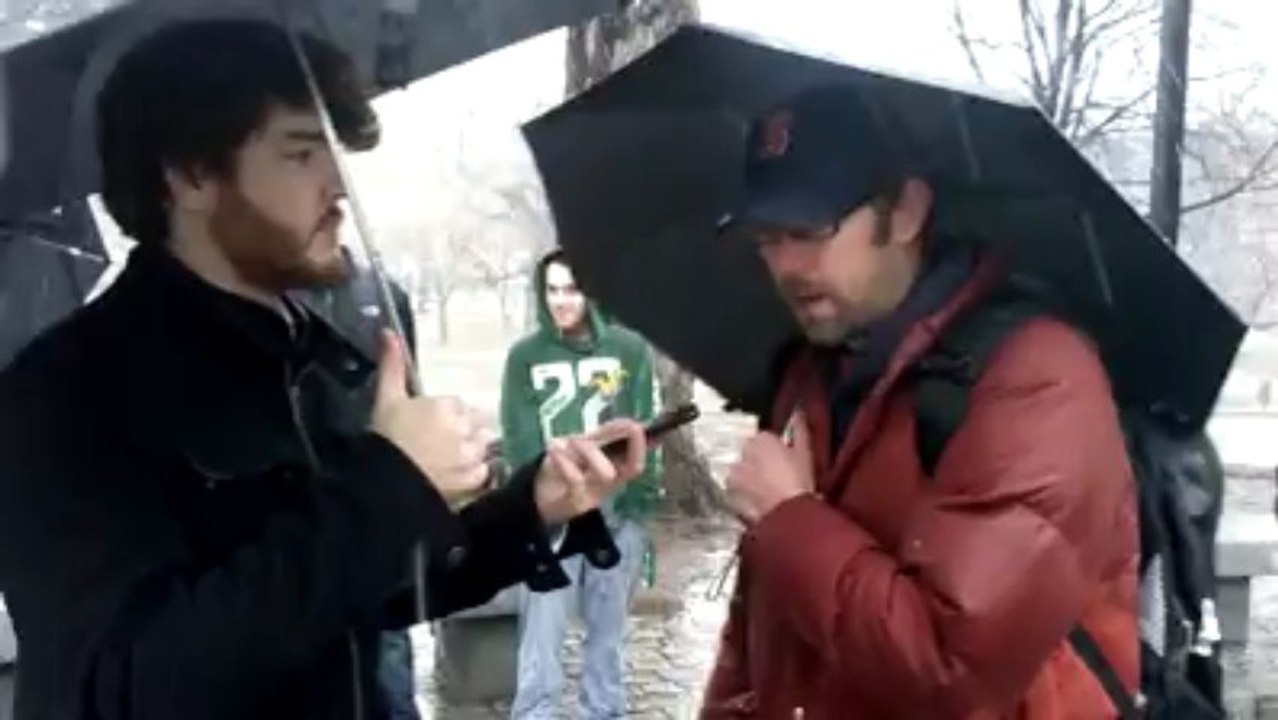 Boston Smoke/Vape Fine Protest, Talking to Boston Globe