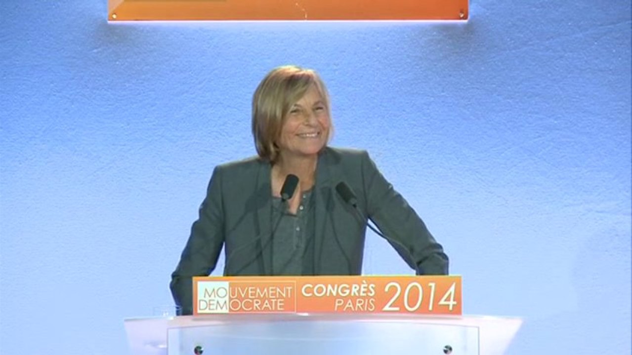 Marielle de Sarnez, intervention sur l'Europe - 3ème Congrès du Mouvement Démocrate - 180114
