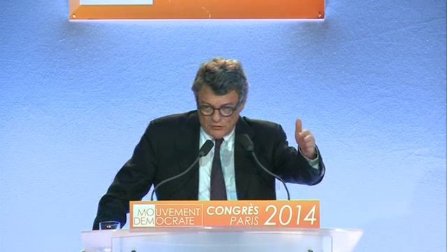 Jean-Louis Borloo, invité du 3ème Congrès du Mouvement Démocrate - 180114
