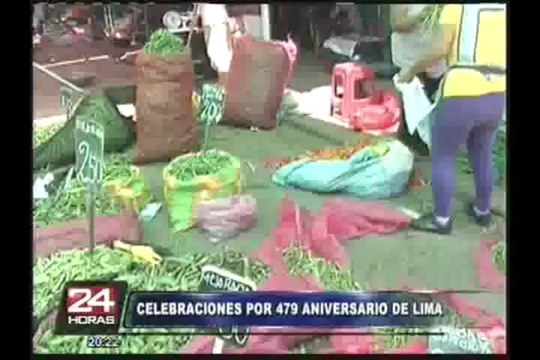 Serenata, baile y fuegos artificiales en la celebración del 479°aniversario de Lima