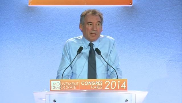 François Bayrou, discours de clôture - 3ème Congrès du Mouvement Démocrate - 180114