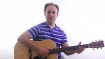 beginner acoustic guitar lesson - style of oasis + slash chords