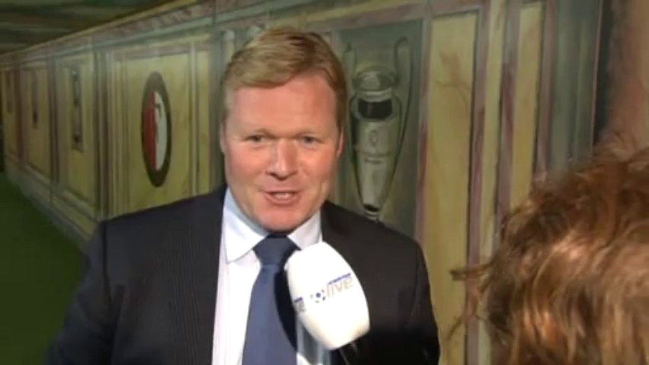 02-05-2012 Koeman vooraf aan Feyenoord - Heracles Almelo