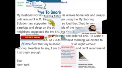 Snoring Aids That Work