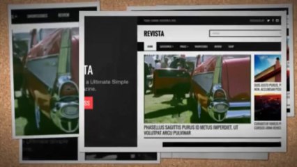 Revista Ultimate Flat Magazine WordPress Theme Download
