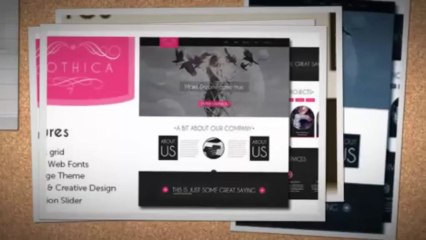 Gothica A one Page Wordpress Theme in Goth Style Download