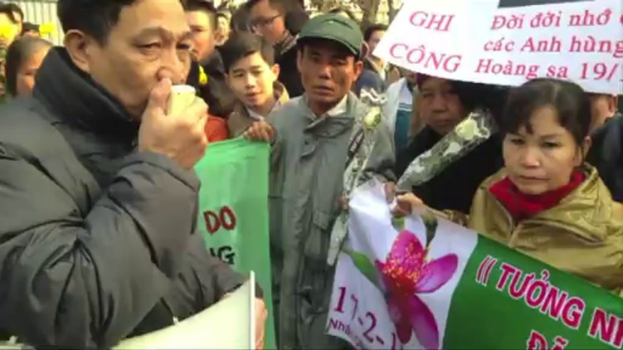 Vietnam: rassemblement de militants anti-chinois