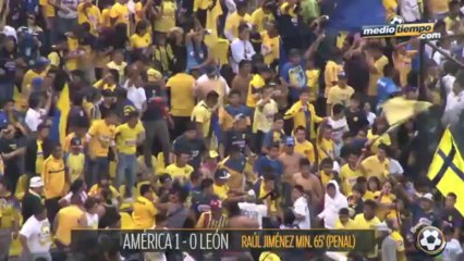 América 1 - 0 León... Aprovecha América error arbitral para vencer a La Fiera