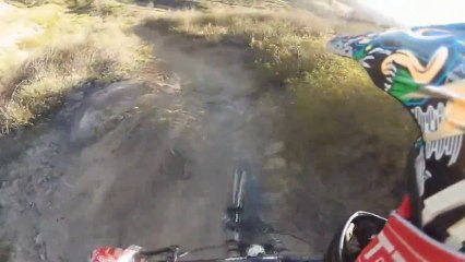 High Speed Mountain Bike Trail Action!