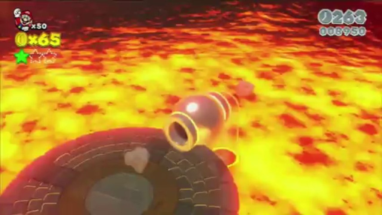 [FR-HD] Let's play 100 % - Super Mario 3D World - Episode 12 - Ricochets dans la lave