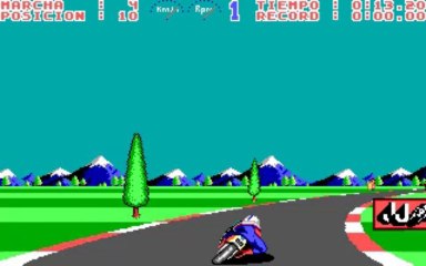 Angel Nieto Pole 500 (PC) - EGA graphics