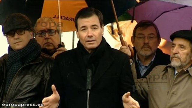 Tomás Gómez (PSOE) critila la gestión de Botella y González