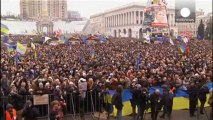 Kiev La manifestation de l'opposition vire à l'affrontement avec les forces de l'ordre