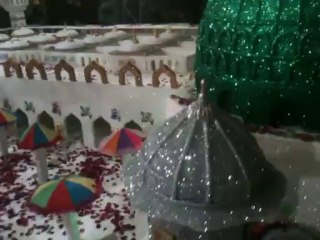 EID MELAD E NABI  MODEL OF MASJID E NABVI ON 2014-01-14