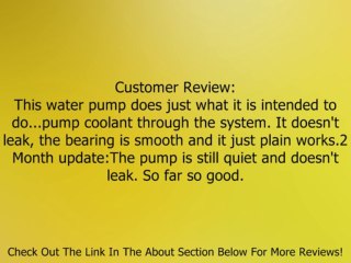 ACDelco 252-523 Water Pump Review