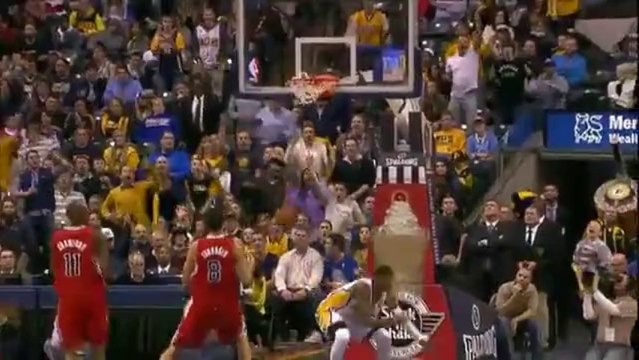 Paul George Throws Down a 360 Degree Windmill Slam Dunk