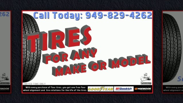 Mission Viejo (949) 829-4262 Tire Specials