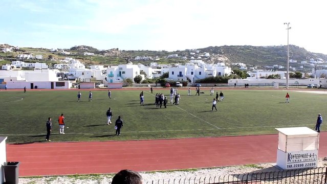 Επεισόδια ΑΟ Μυκόνου ΑΟ Τραχώνες