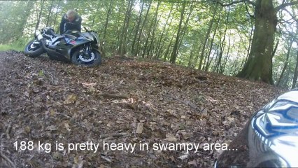 Superbike CRASH - Rider Gets Dragged Across The Ground