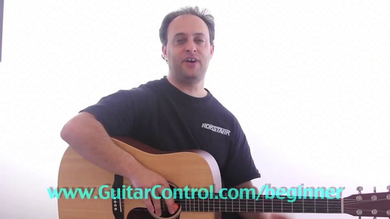 Neil Young style acoustic guitar -- easy beginner guitar song