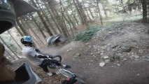 Painful MTB FAIL - Rider Attempts A Jump And Crashes!