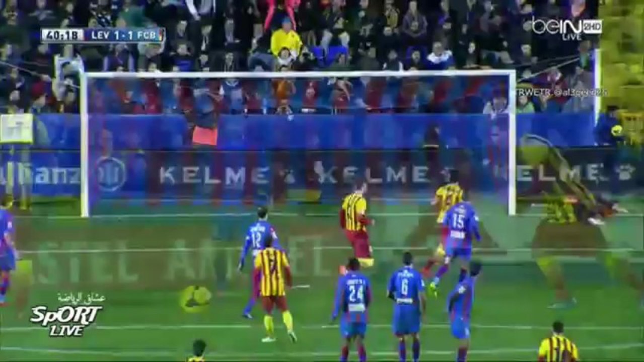 ملخص مبارة ليفانتي 1-1 برشلونة تعليق فهد العتيبي HD