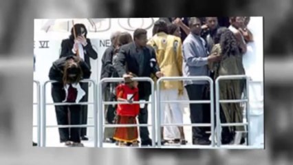 #MJFam Michael Jackson at Funeral of Barry White The King