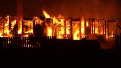 Norwegian heritage village ravaged by blaze