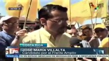 Costa Rica: dice Villalta que derecha presiona a votantes en su contra