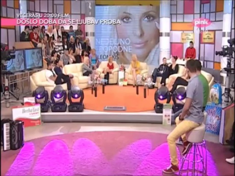 Jelena Jovanovic u emisiji'Nedeljno popodne sa Leom Kis'19.01.2014 - Tv Pink